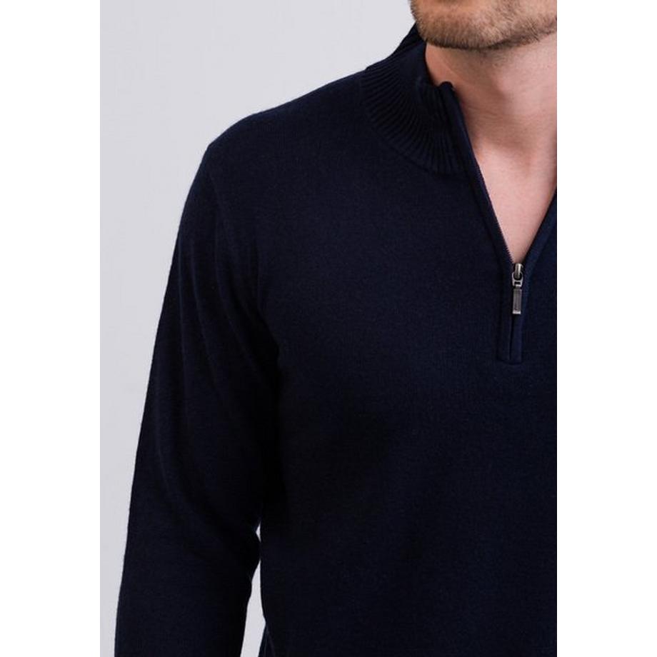 CASH-MERE.CH Pull Col Montant Cachemire  