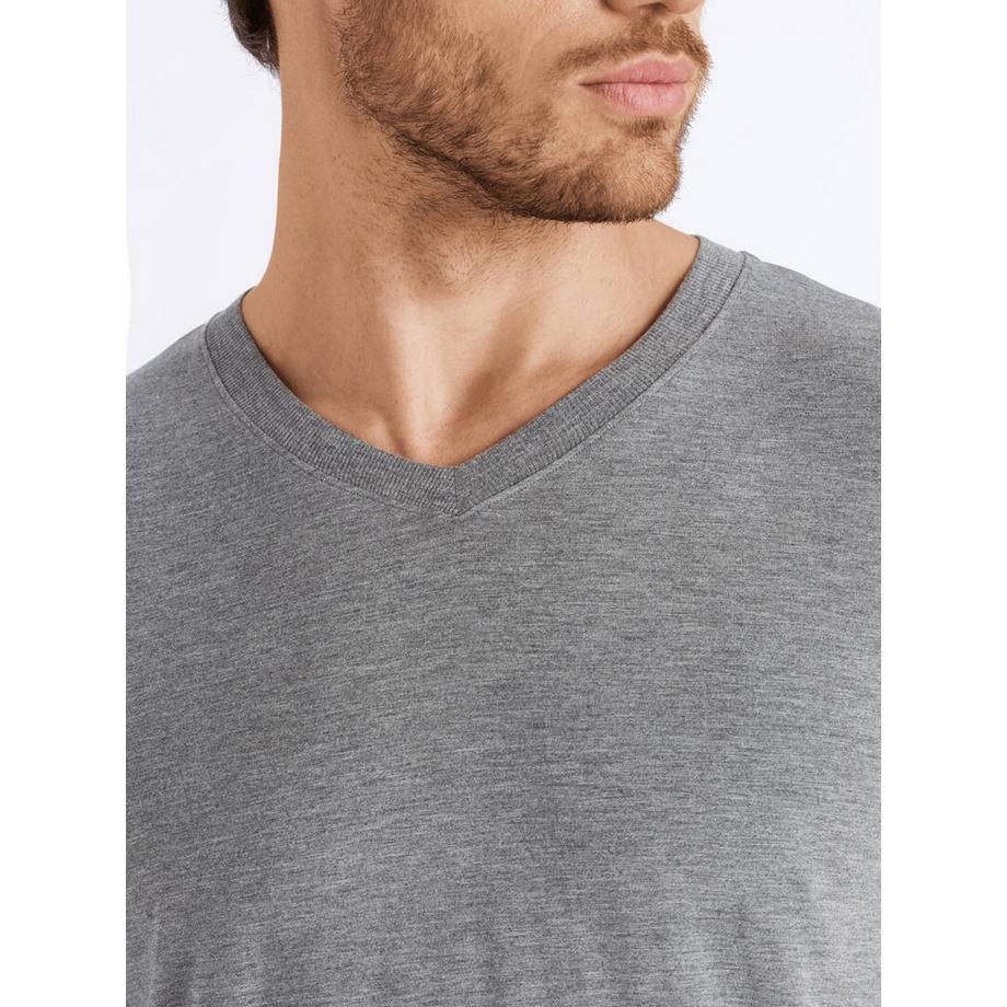 HANRO Casuals Langarm V-Ausschnitt Shirt  