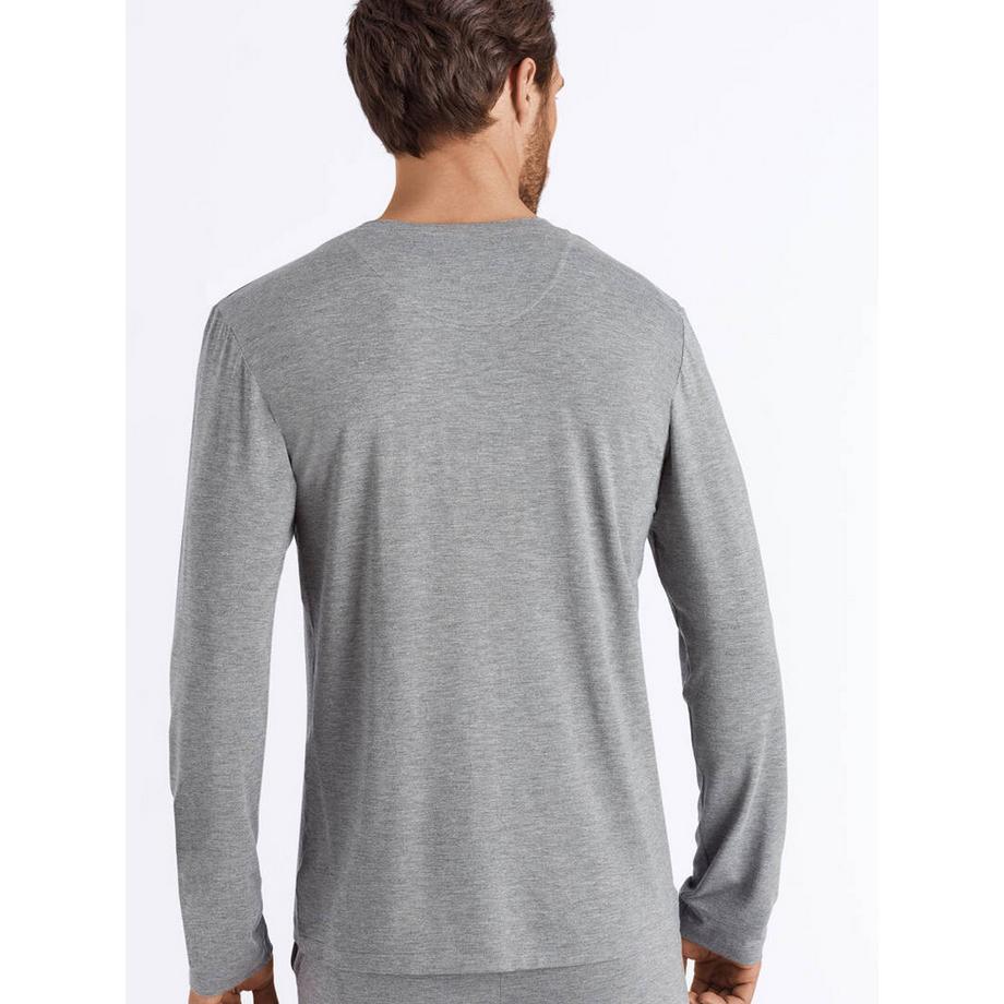 HANRO Casuals Langarm V-Ausschnitt Shirt  