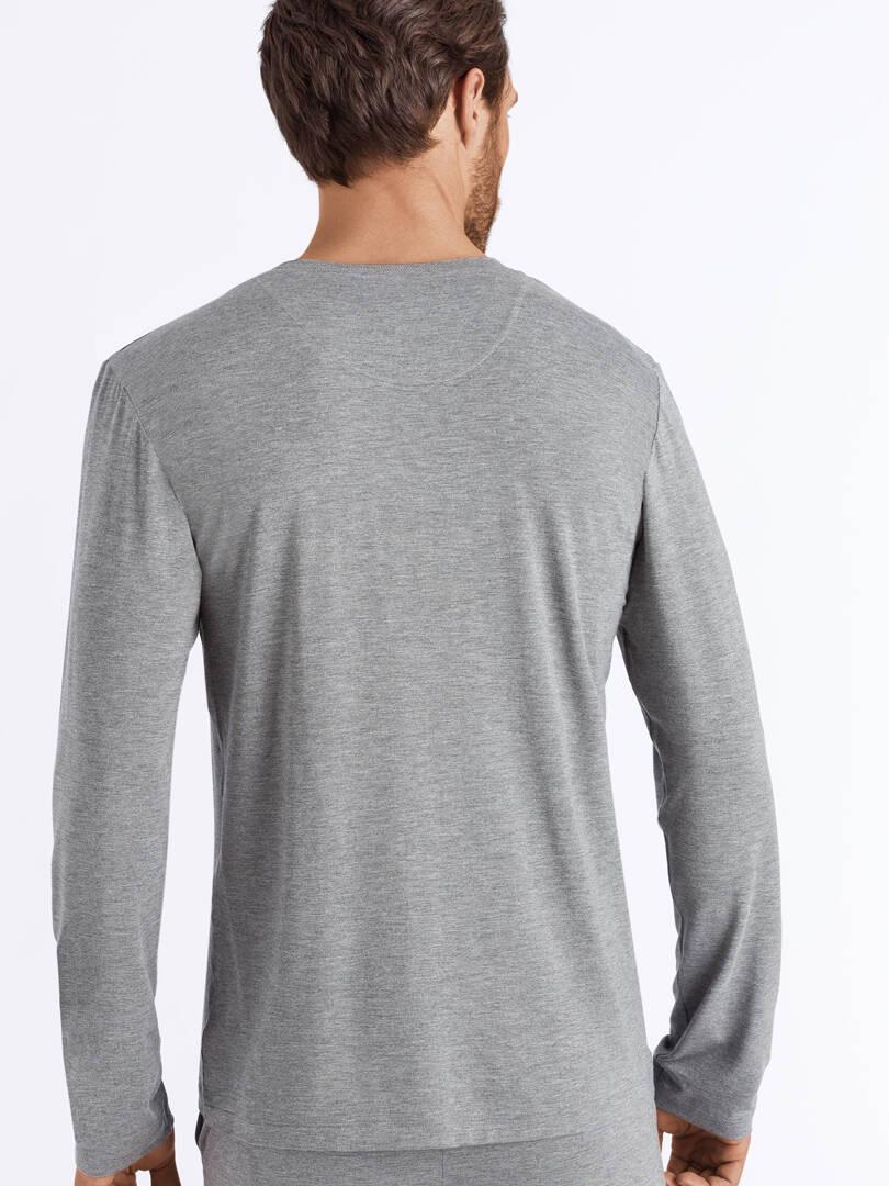 HANRO Casuals Langarm V-Ausschnitt Shirt  