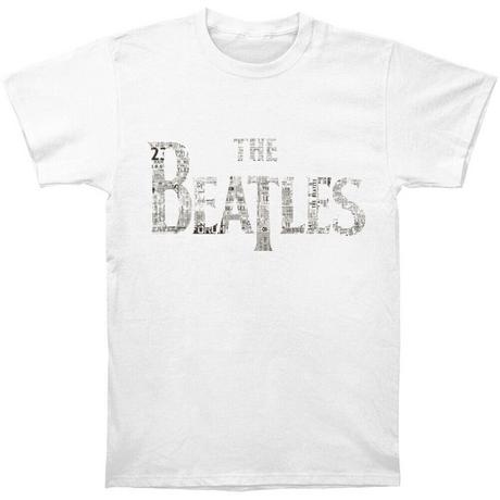 The Beatles Newspaper Logo T-Shirt  