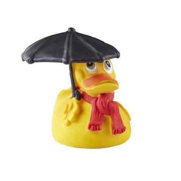 Badeente Regenwetter gelb