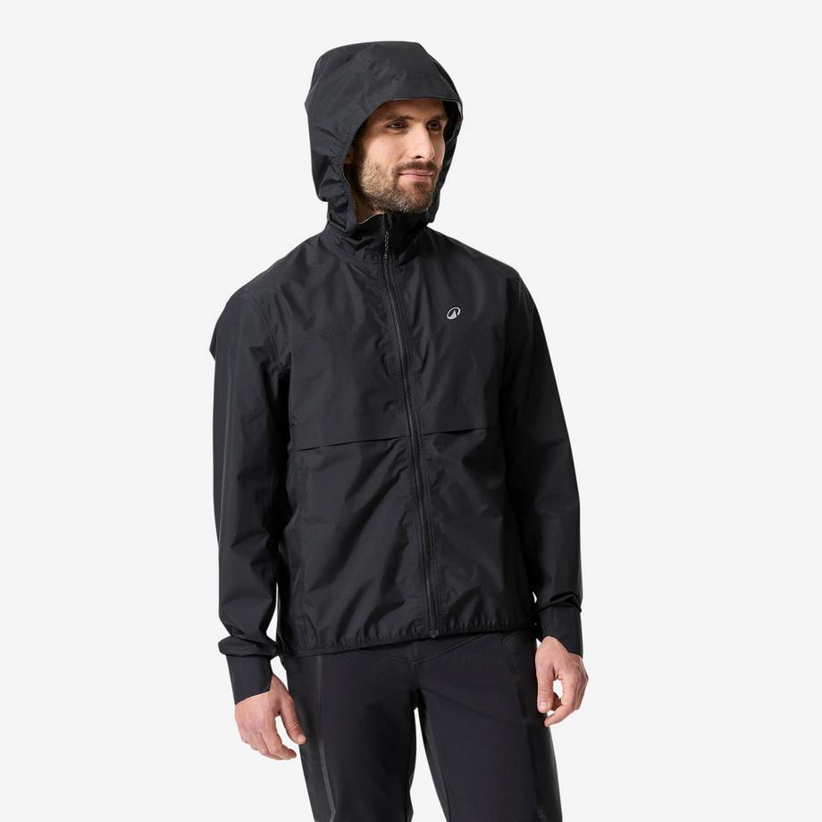 ROCKRIDER  Mountainbike-Jacke wasserdichte mit langen Ärmeln, kompakt 500 
