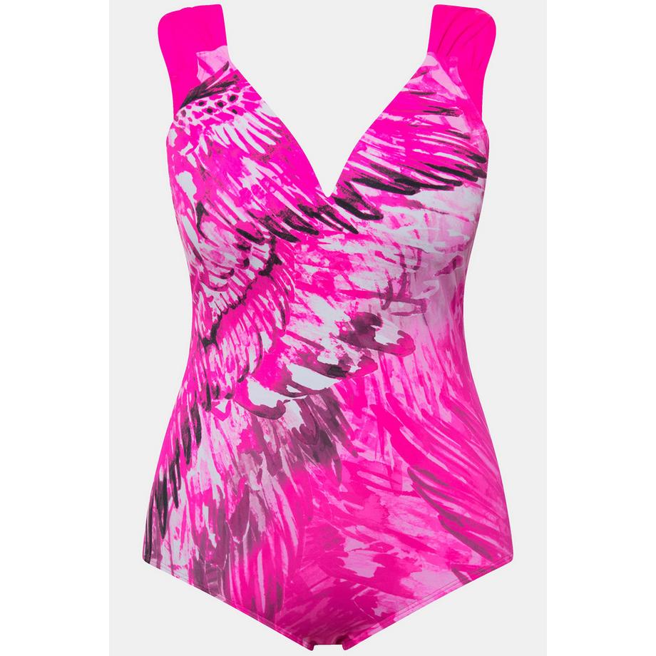 Ulla Popken Badeanzug Softcups Schleifendetail  