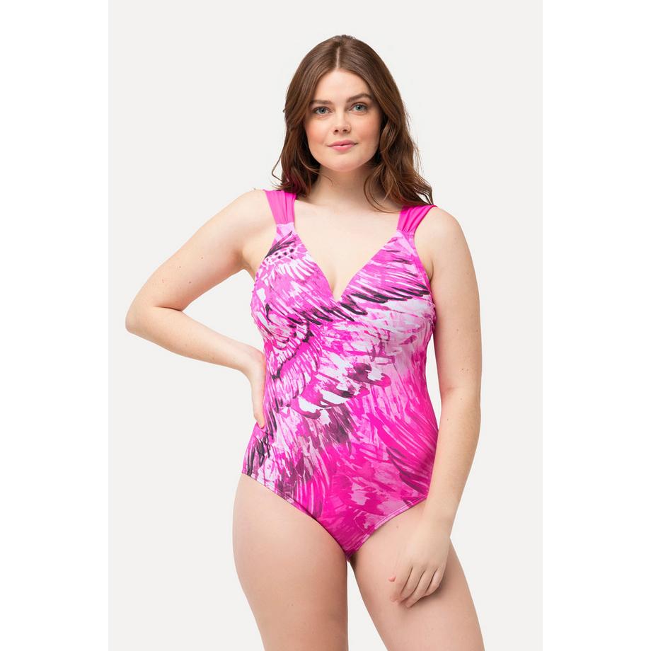 Ulla Popken Badeanzug Softcups Schleifendetail  