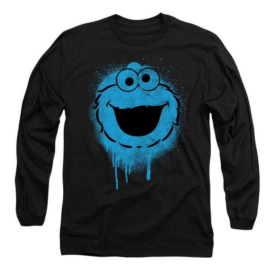 T-ShirtManches Longues Motif Macaron Le Glouton Motiftyle Graffiti