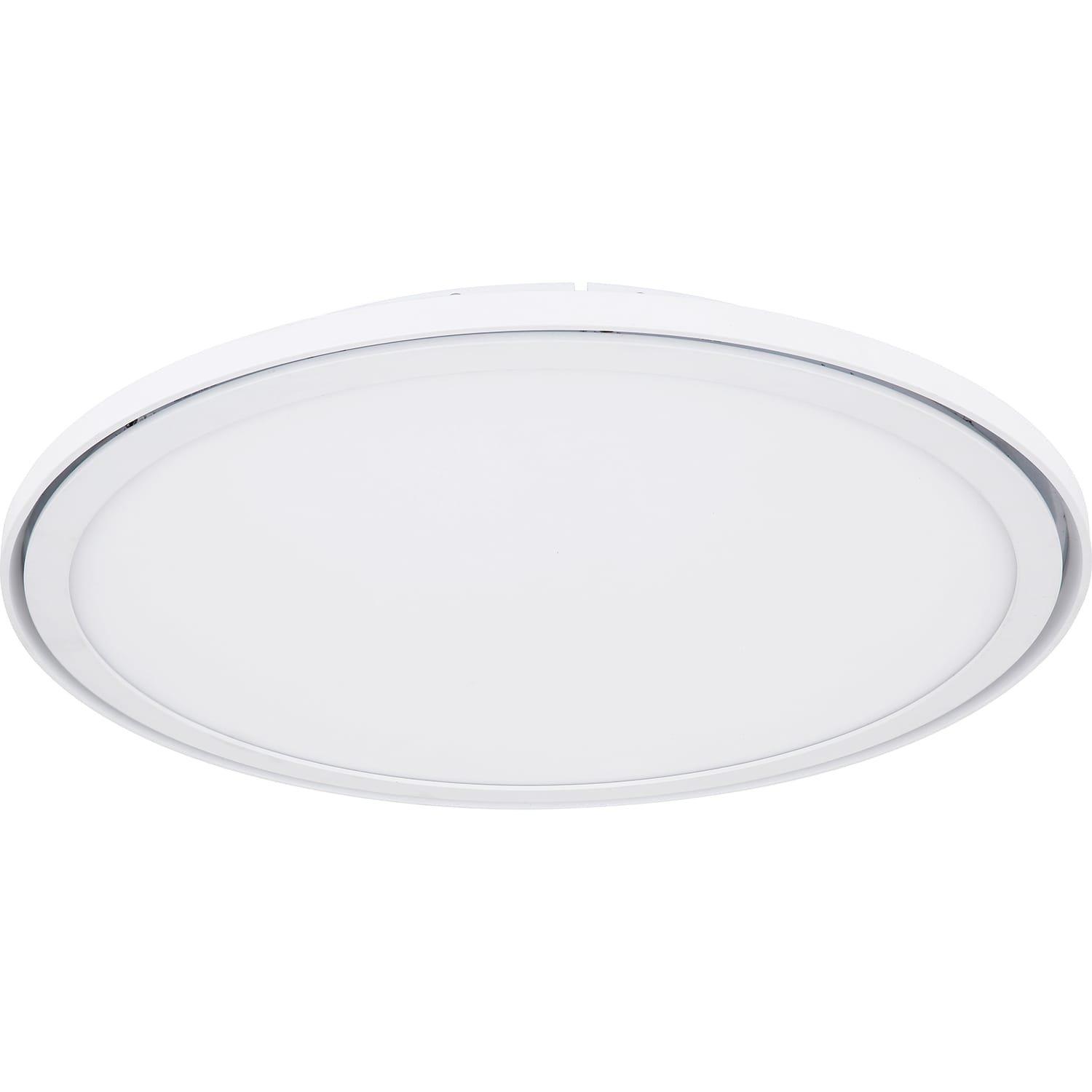 mutoni Plafoniera Samu in metallo bianco LED  