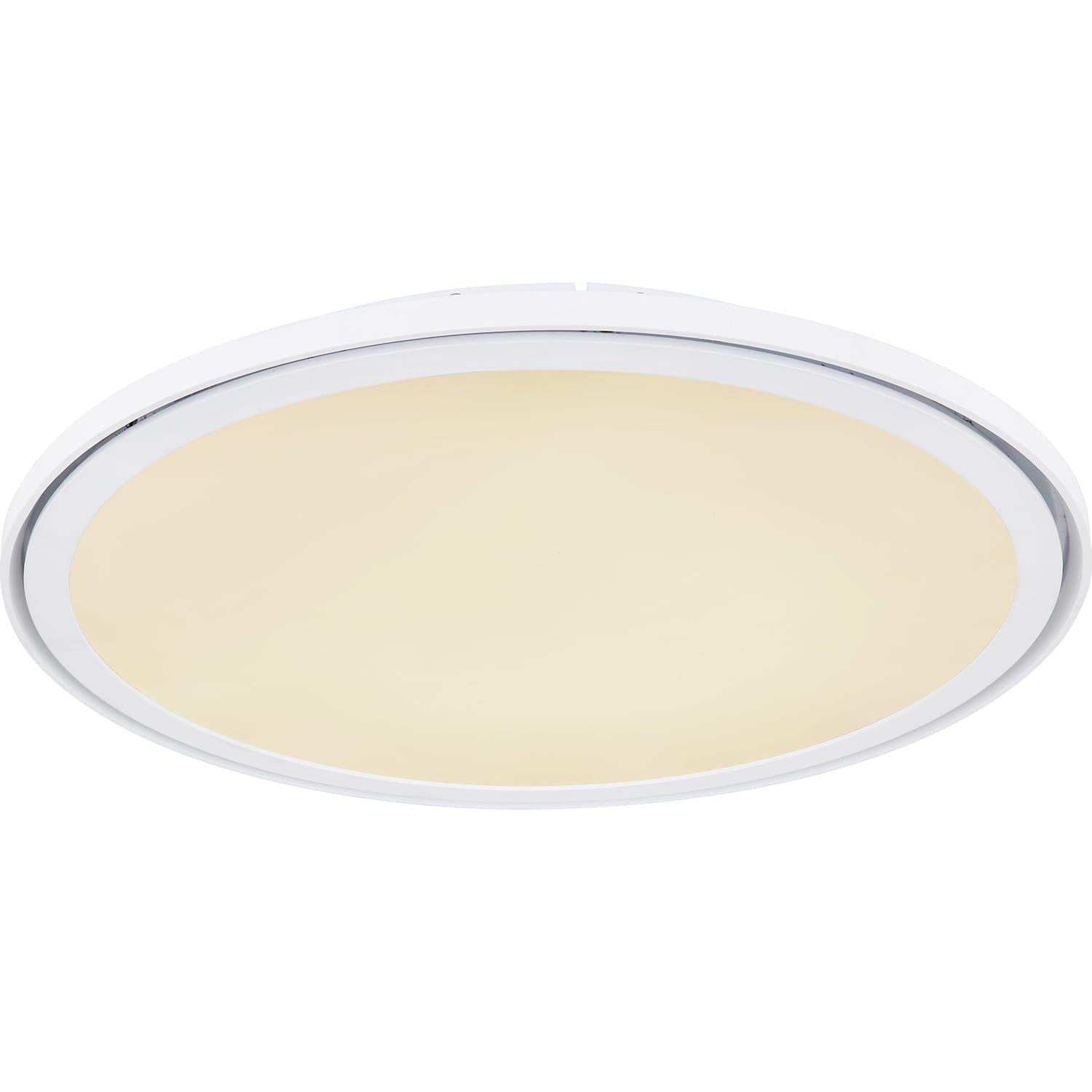 mutoni Plafonnier Samu métal blanc LED  