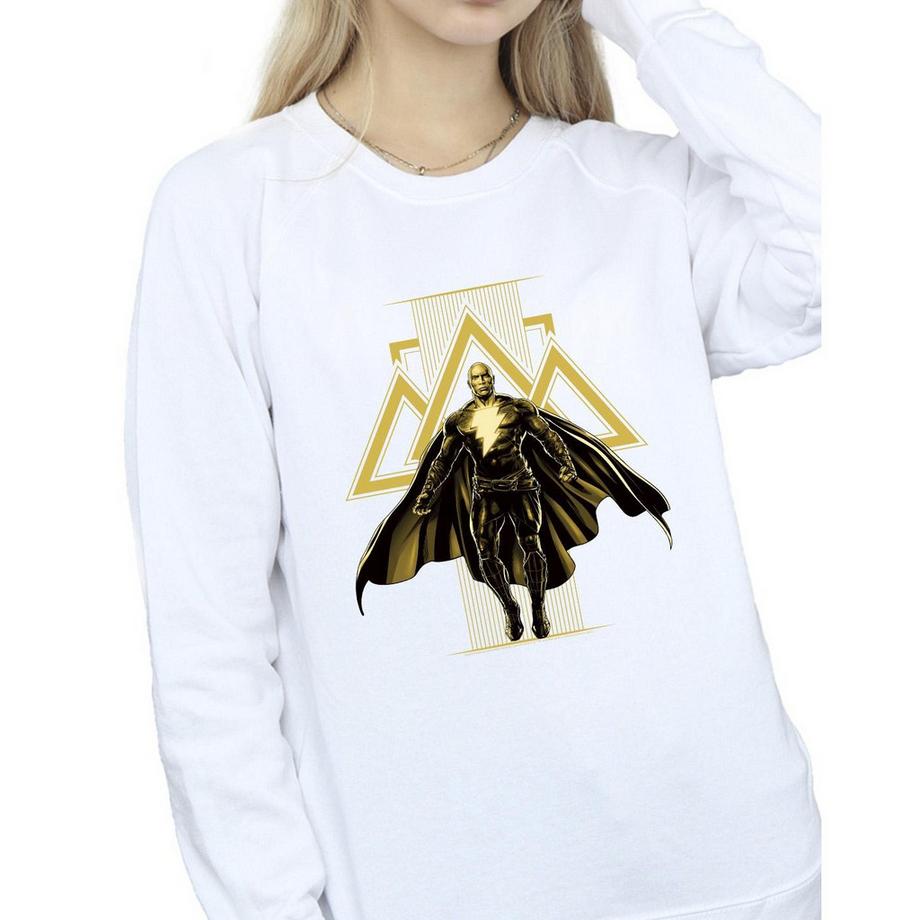 DC COMICS Black Adam Stampa Grafica Felpa  