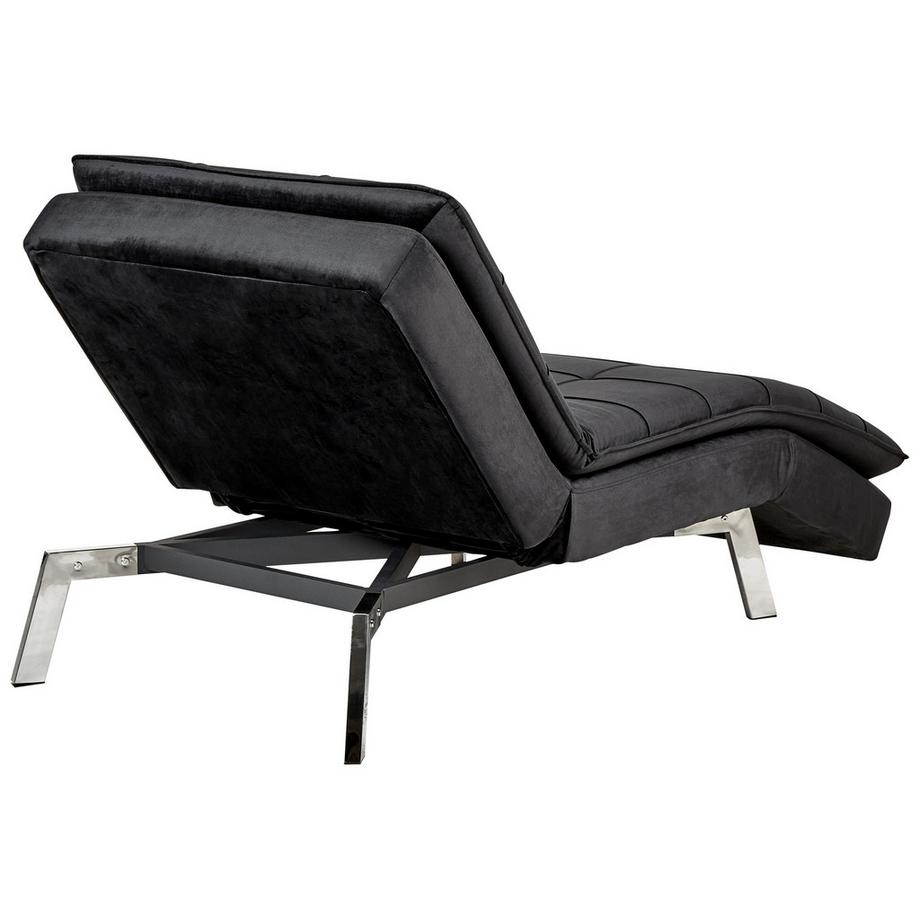 Beliani Chaise longue en Velours  LOIRET  