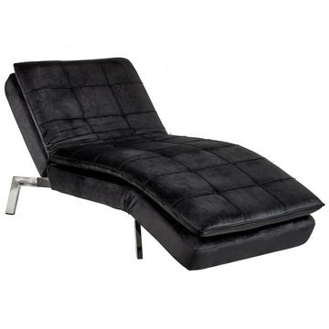 Chaise longue en Velours Glamour LOIRET