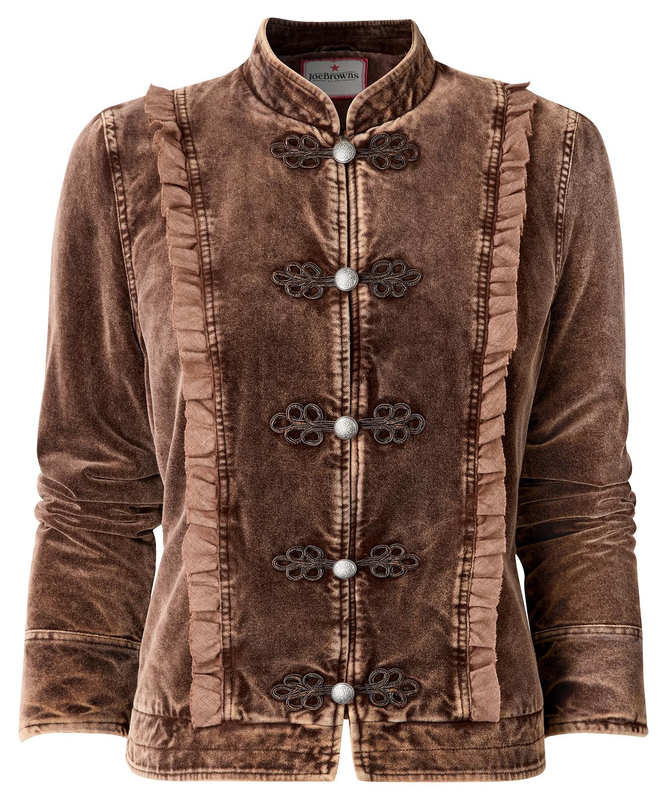 Joe Browns Samtjacke im Vintage-Stil  