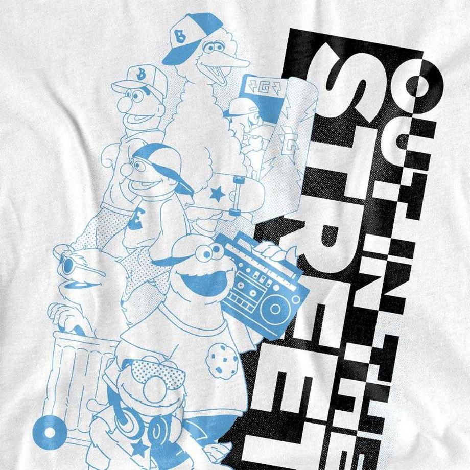 Sesame Street T-Shirt Manches Longues Out In These Streets  