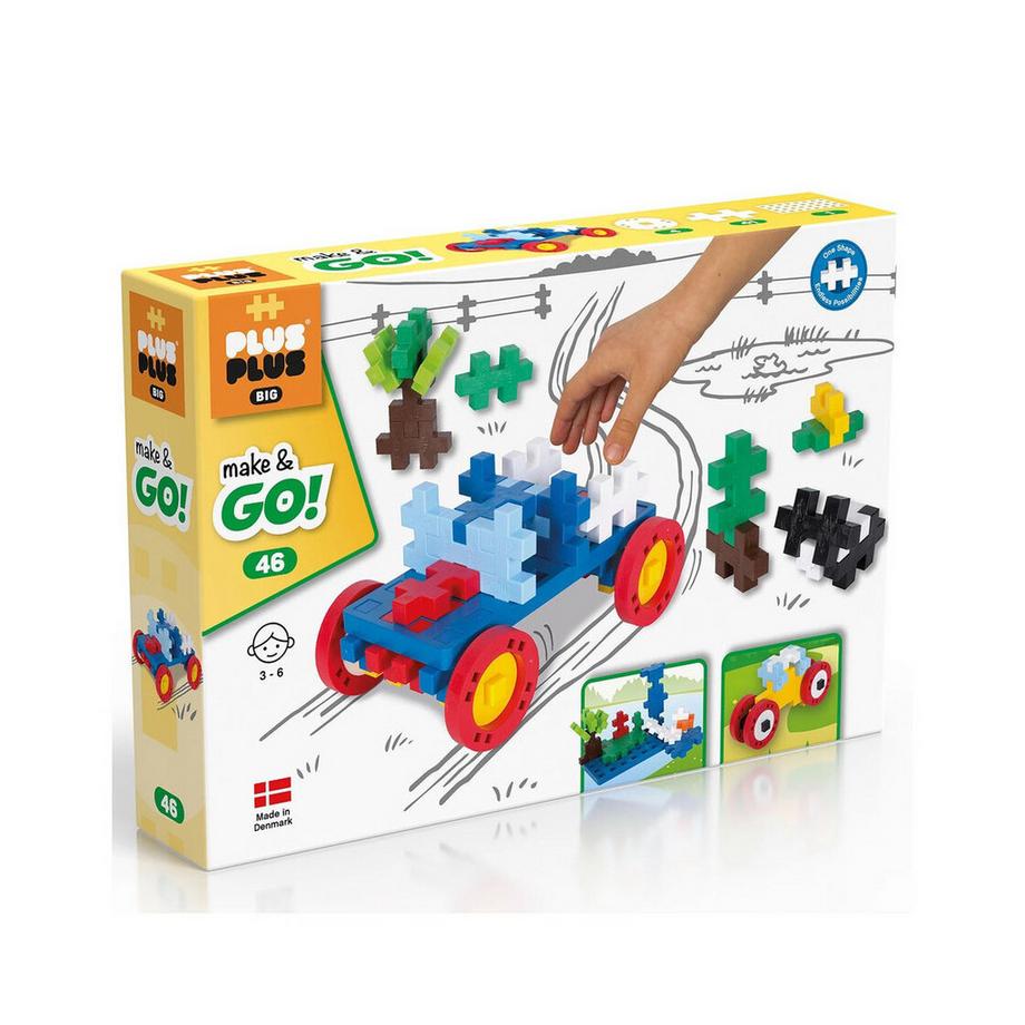 Plus-Plus  BIG Bausteine Fahrzeuge (46Teile) 