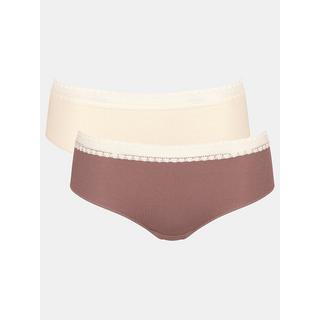 sloggi Go Ribbed Hipster Lot de 2  