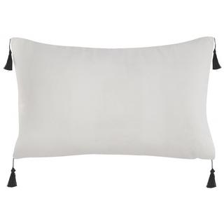 Beliani Dekokissen 2er Set aus Samtstoff Modern SCHEFFLERA  