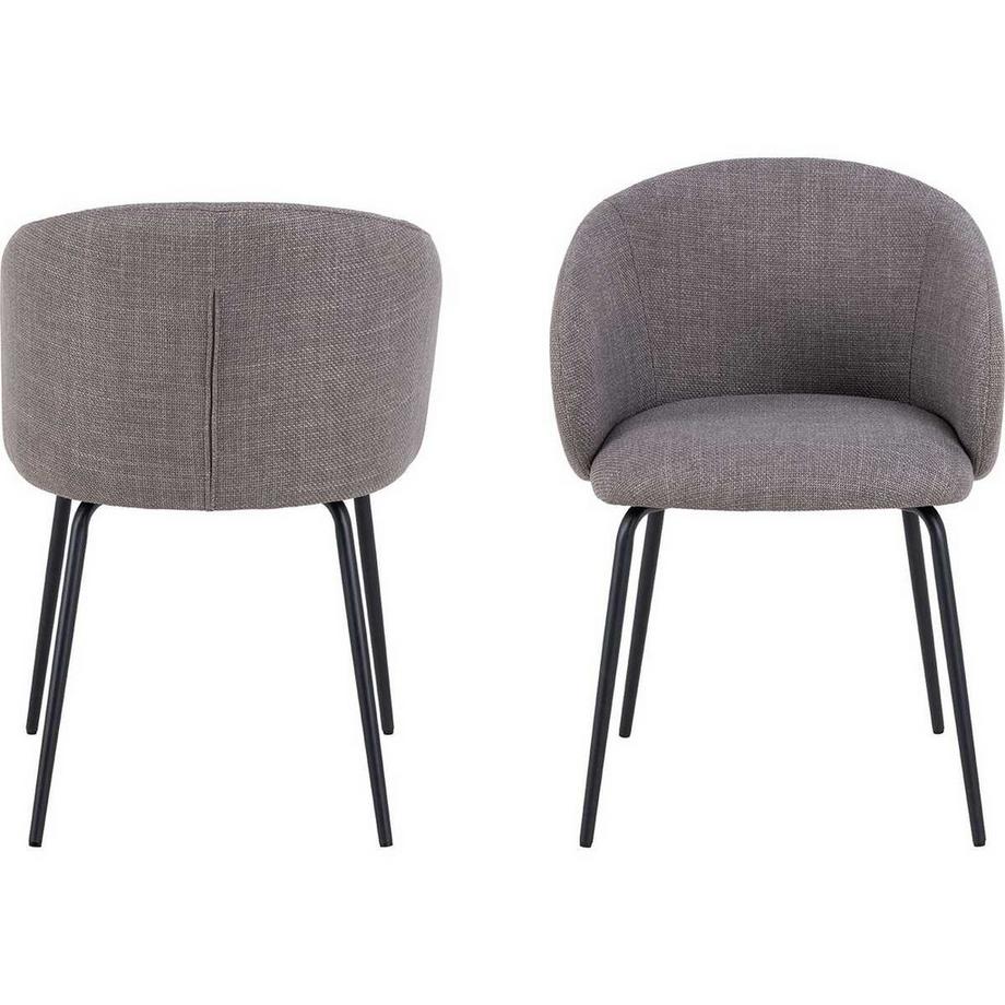 mutoni Poltrona Ruvoa grigio-marrone (1 pezzo)  