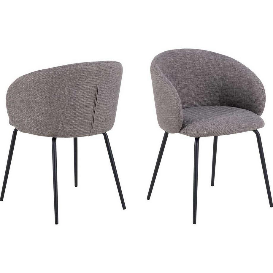 Poltrona Ruvoa grigio-marrone (1 pezzo)