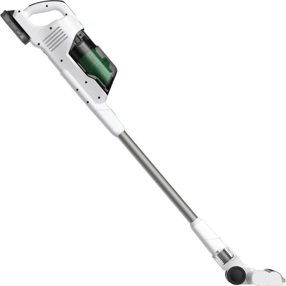 Black&Decker Black & Decker REVSV18D1 aspirapolvere senza filo Verde, Bianco Senza sacchetto  