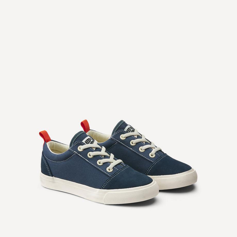 La Redoute Collections Baskets en toile à lacets élastiques  