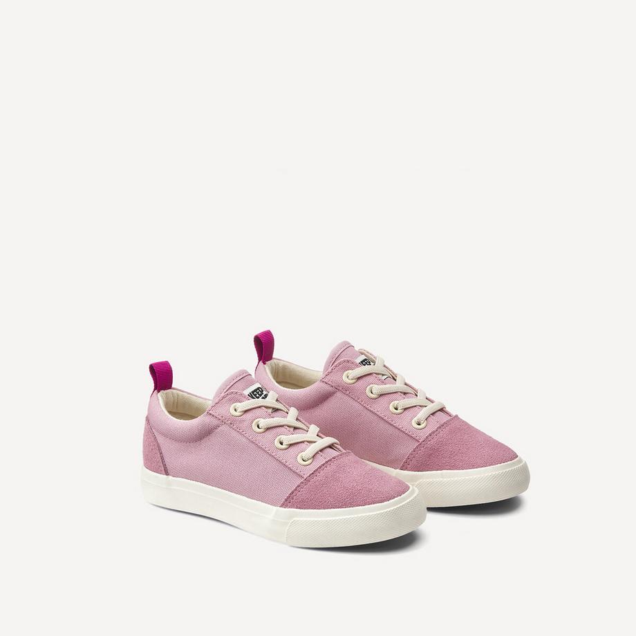 La Redoute Collections Baskets en toile à lacets élastiques  