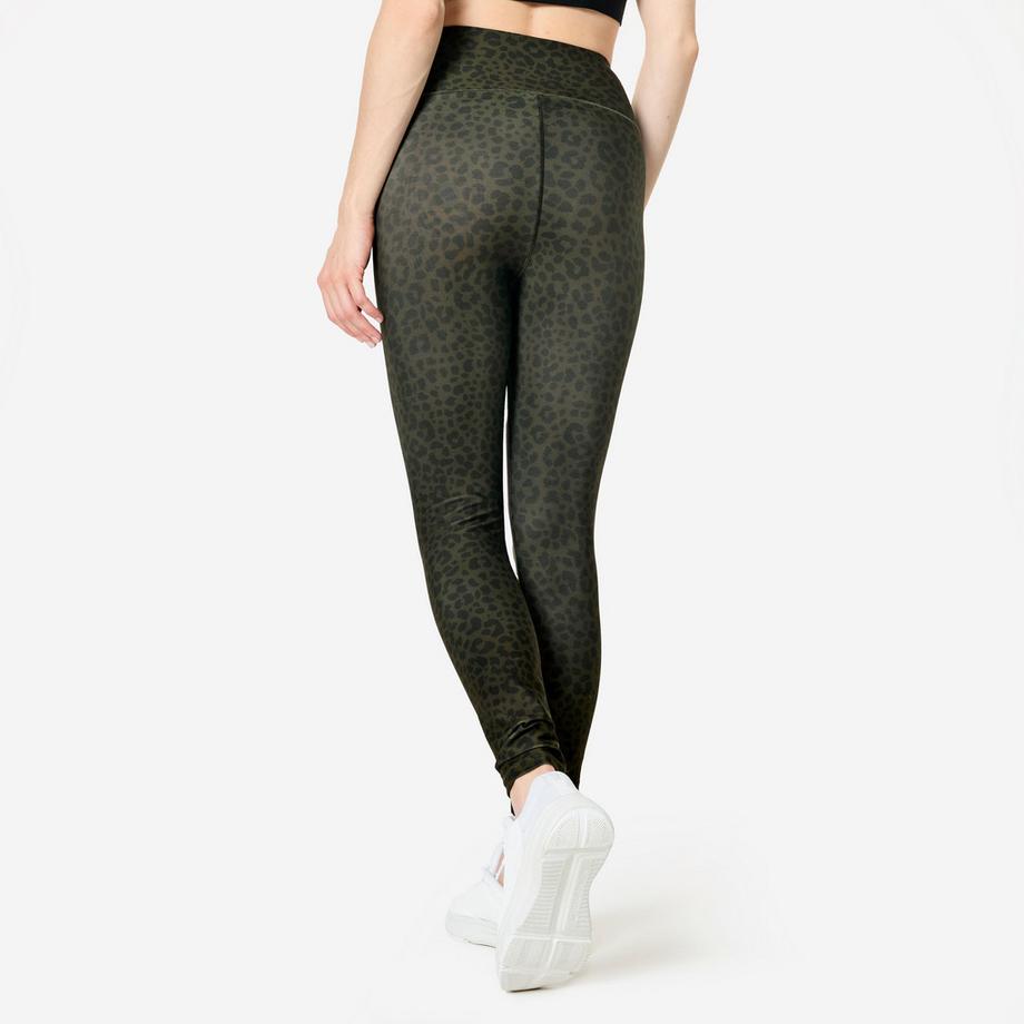 DOMYOS  Leggings donna vita alta poliestere 
