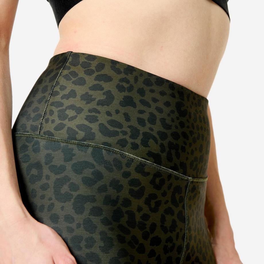 DOMYOS  Leggings donna vita alta poliestere 