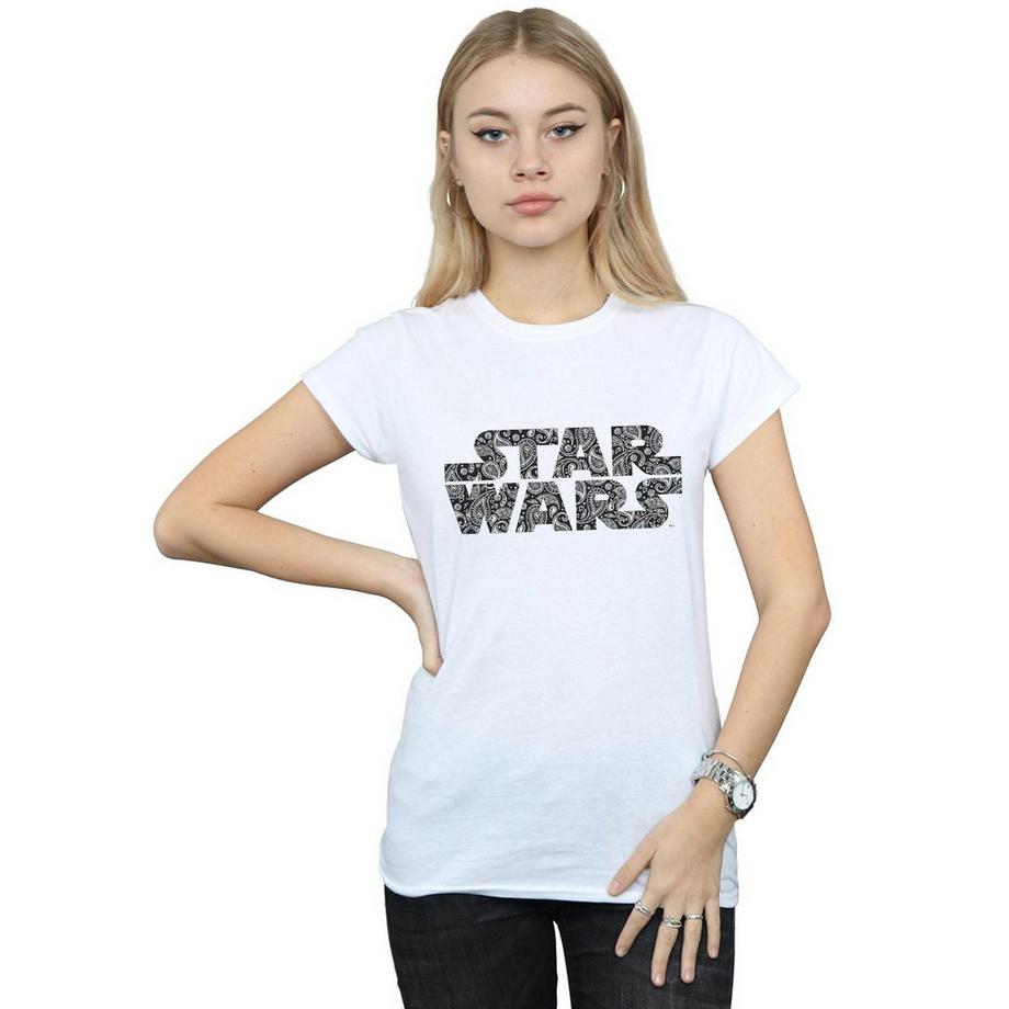STAR WARS Star Wars Paisley Logo T-Shirt  