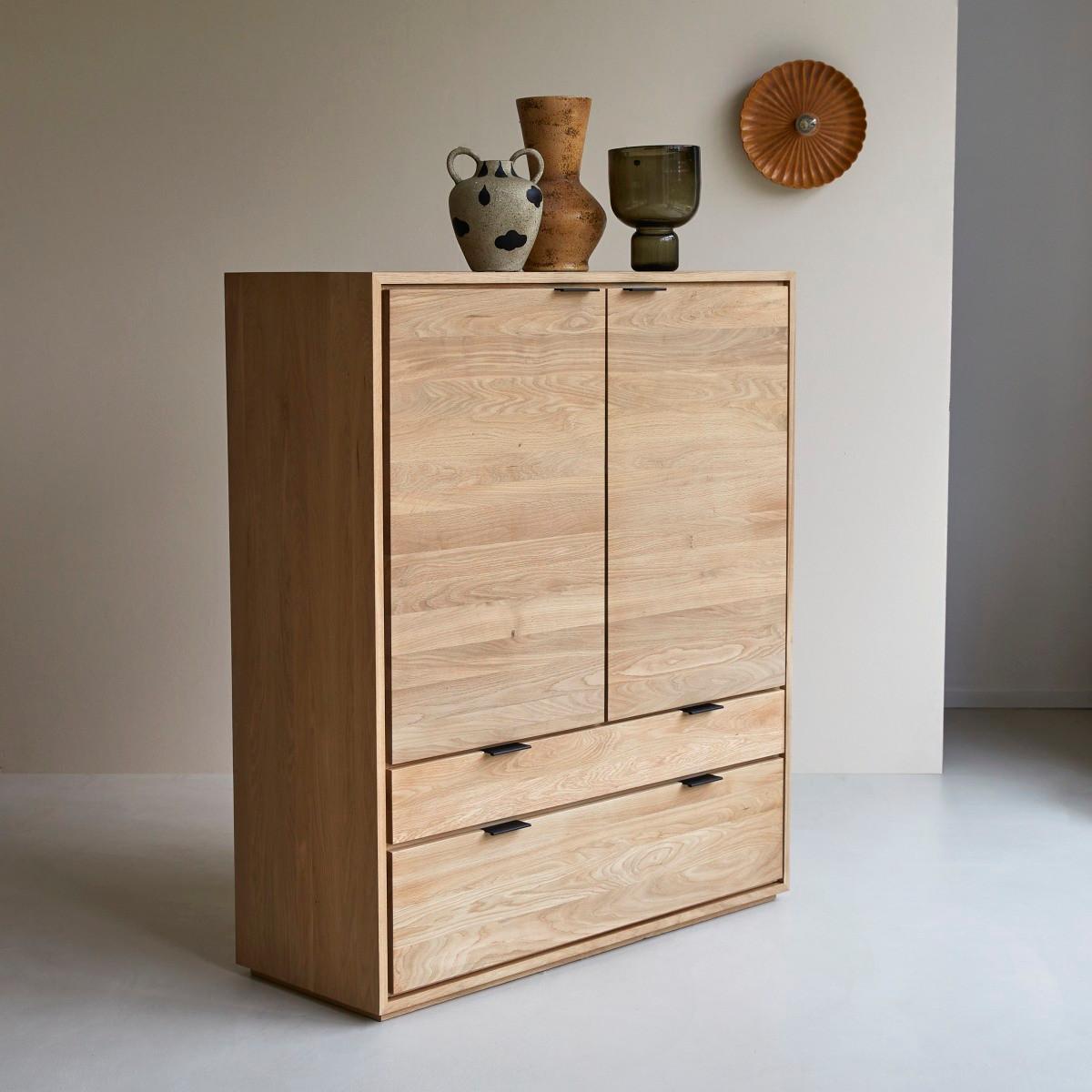 Tikamoon  Credenza in quercia massello 110 cm Senson 