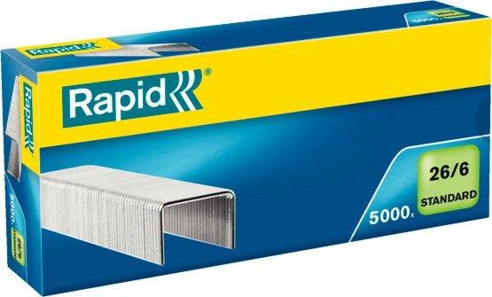 Rapid RAPID Heftklammern 26/6 verzinkt, 5000 Stück  