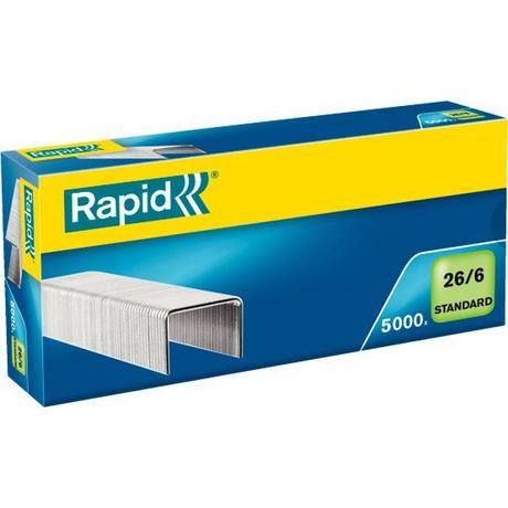 Rapid RAPID Heftklammern 26/6 verzinkt, 5000 Stück  