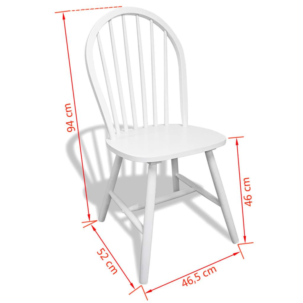 VidaXL sedia da pranzo Legno  