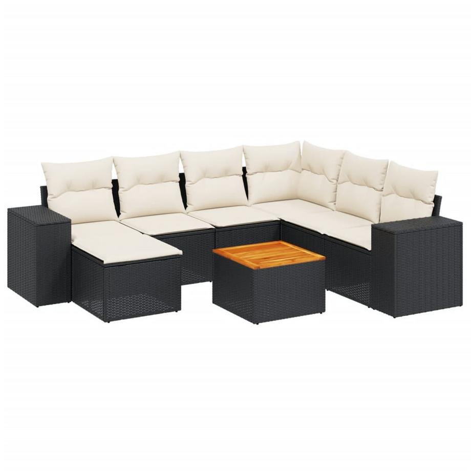 set divano da giardino Polirattan