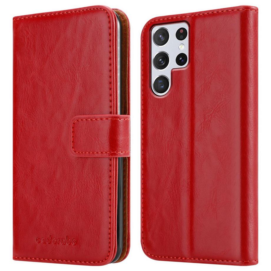 Cadorabo  Hülle für Samsung Galaxy S22 ULTRA Magnetverschluss, Kartenfach 