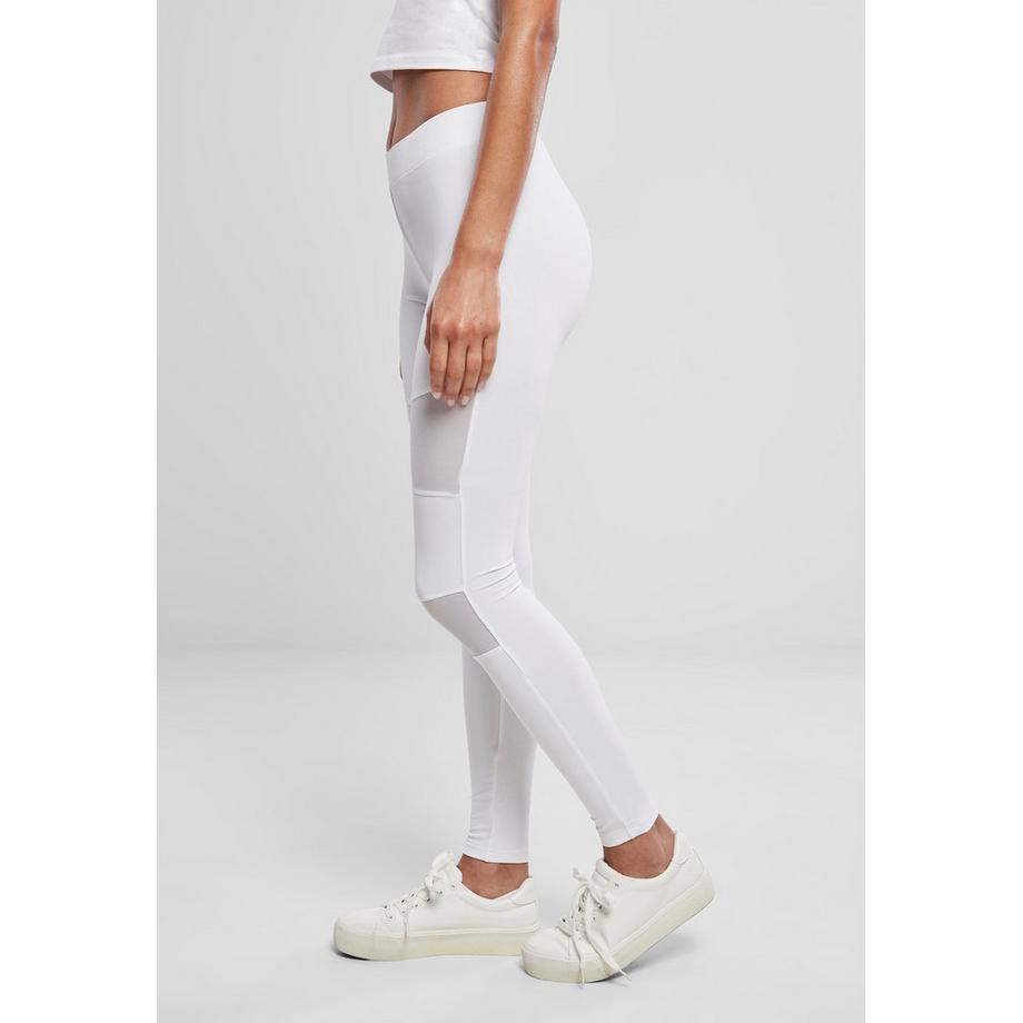 URBAN CLASSICS  damen-leggings tech mesh 