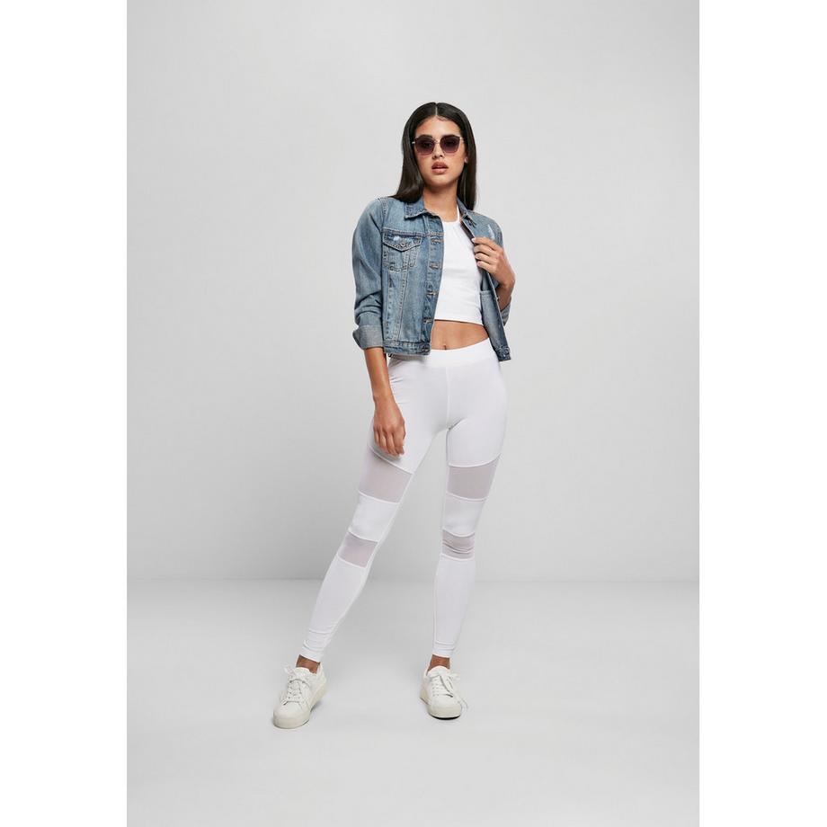 URBAN CLASSICS  damen-leggings tech mesh 