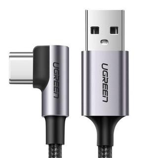 UGREEN  Câble UGREEN USB-A vers USB-C coudé, 1 m - Gris sidéral 