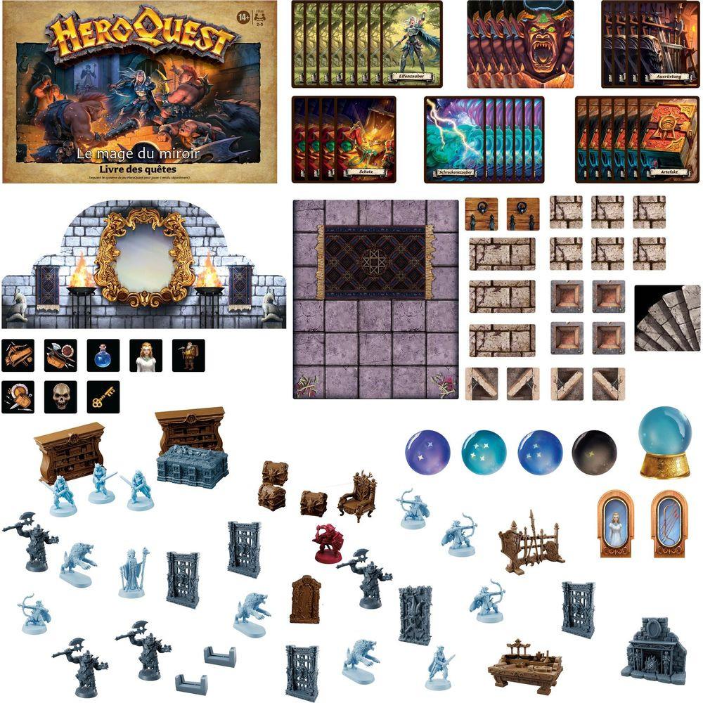 HASBRO GAMING  HeroQuest Die Spiegelmagierin Erweiterungsset (DE) 