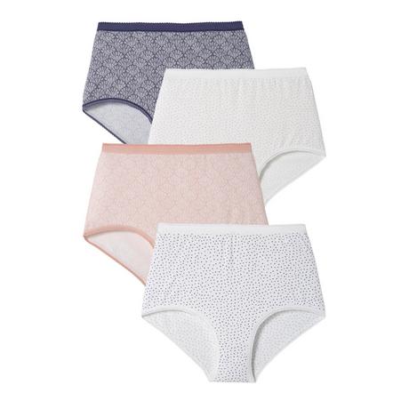 Damart  Lot de 4 culottes maxi assorties. 