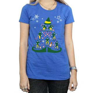 Elf Weihnachtsbaum Regular Fit T-Shirt  