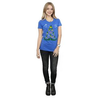 Elf Weihnachtsbaum Regular Fit T-Shirt  
