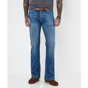 Jean Bootcut Délavage Moyen