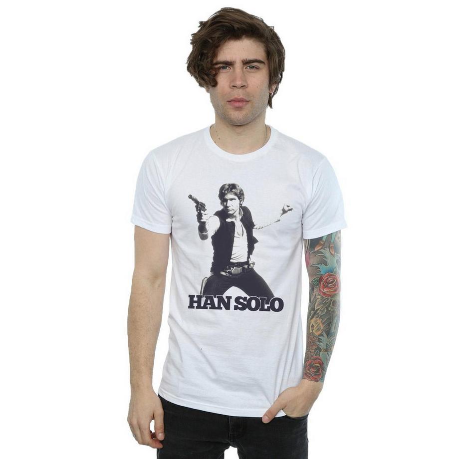 STAR WARS T-Shirt con Stampa Grafica Han Solo  