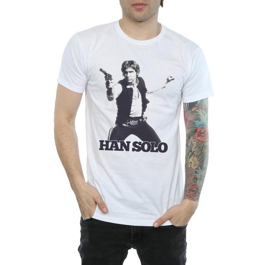 STAR WARS T-Shirt con Stampa Grafica Han Solo  