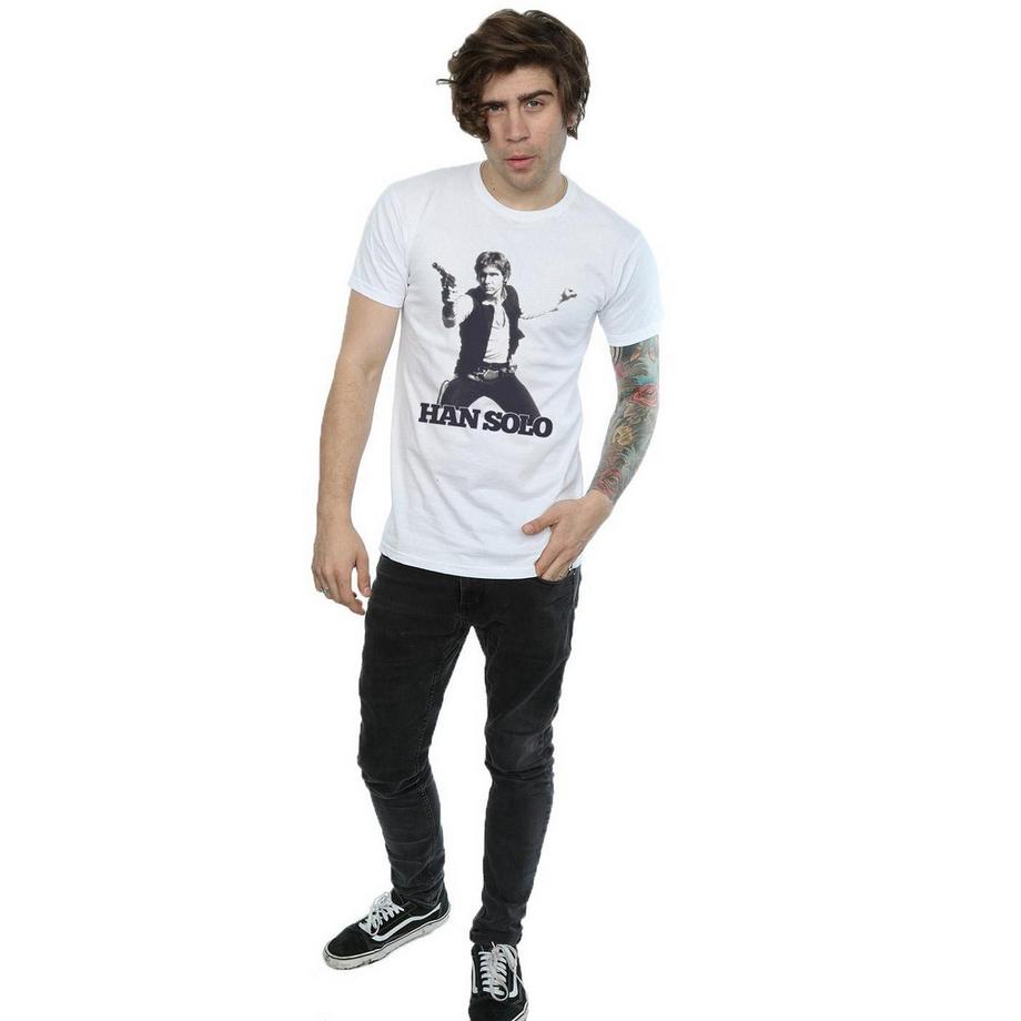 STAR WARS T-Shirt con Stampa Grafica Han Solo  