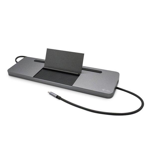 i-tec  Metal USB-C Ergonomic 4K 3x Display Docking Station + Power Delivery 85 W 