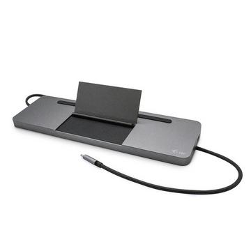 Metal USB-C Ergonomic 4K 3x Display Docking Station + Power Delivery 85 W
