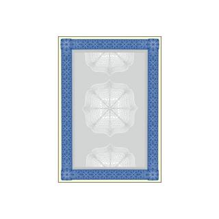 Sigel SIGEL Designpapier Urkunde A4 DP490 blau, 185g 20 Blatt  