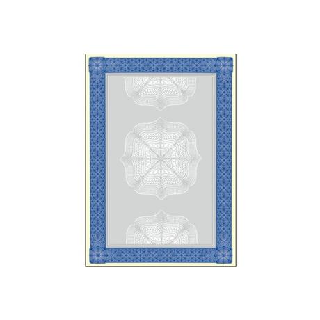 Sigel SIGEL Designpapier Urkunde A4 DP490 blau, 185g 20 Blatt  