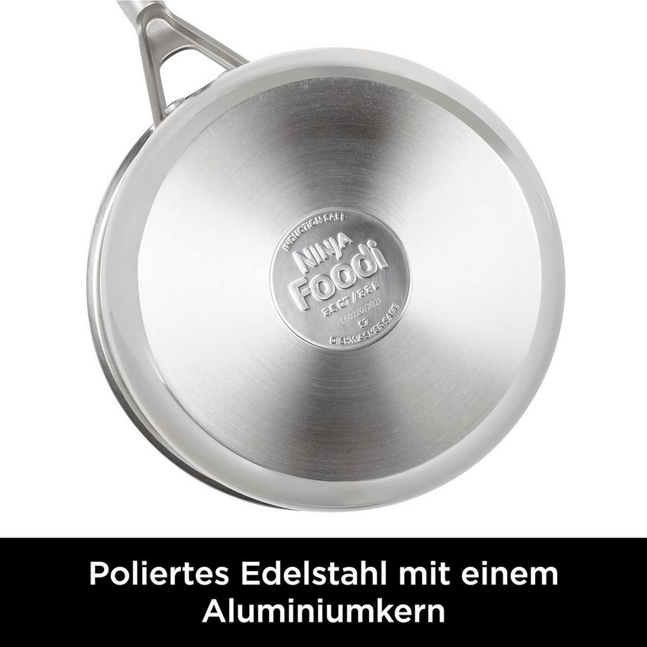 Ninja C60020DE ZEROSTICK Poêle en acier inoxydable  